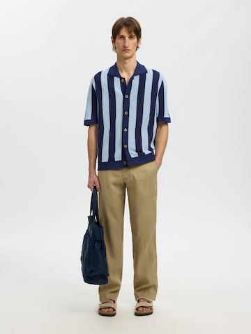 Coupe regular T-Shirt SELECTED en bleu