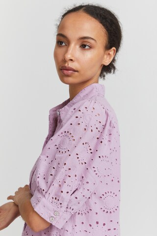 Abito camicia 'FAUSTA' di ICHI in lilla