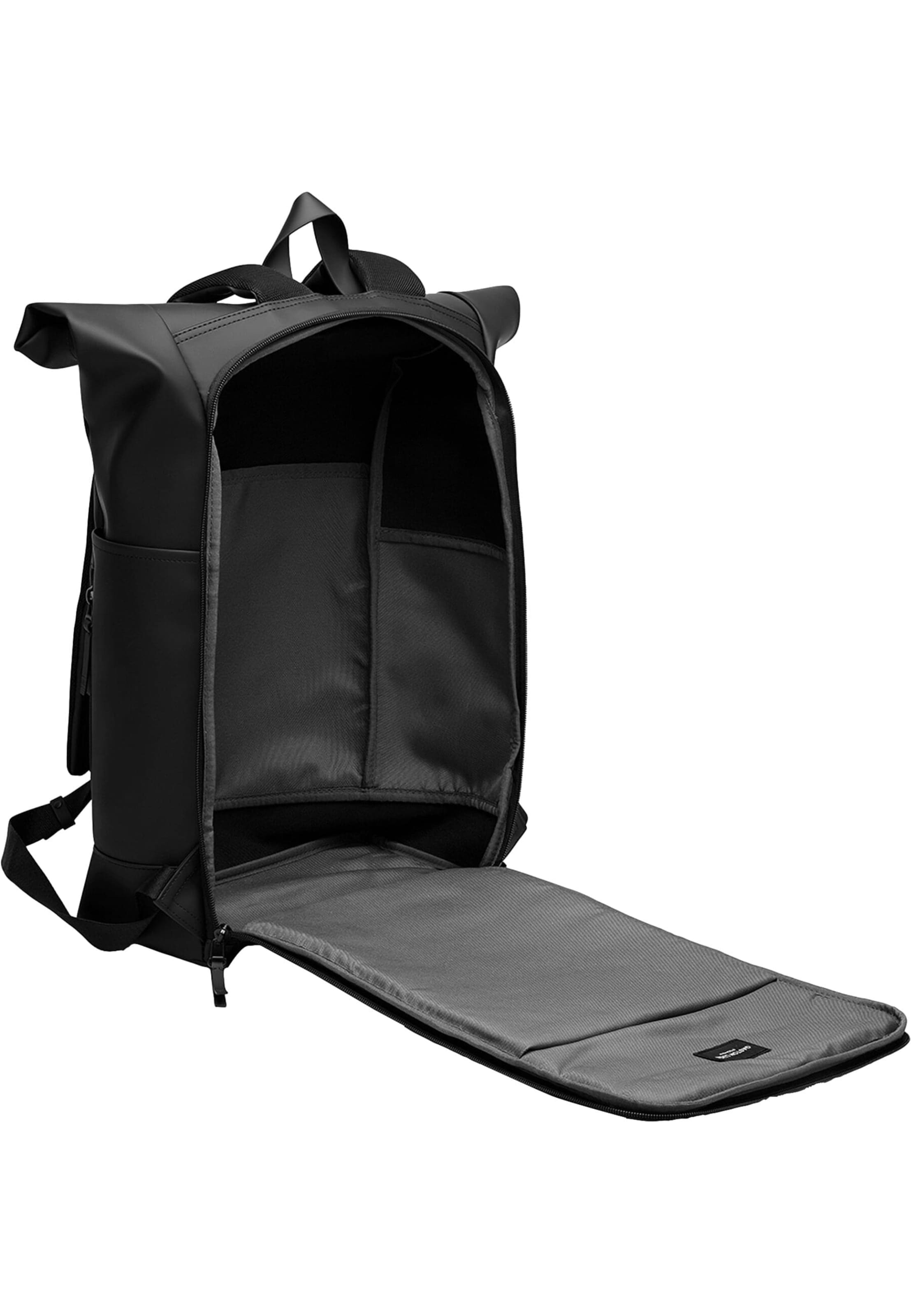 Gaston Luga Backpack 'Spläsh Rolltop' in Black