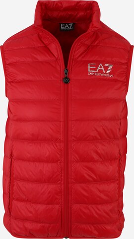 Gilet EA7 Emporio Armani en rouge : devant