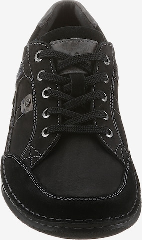 JOSEF SEIBEL Athletic Lace-Up Shoes 'Anvers' in Black