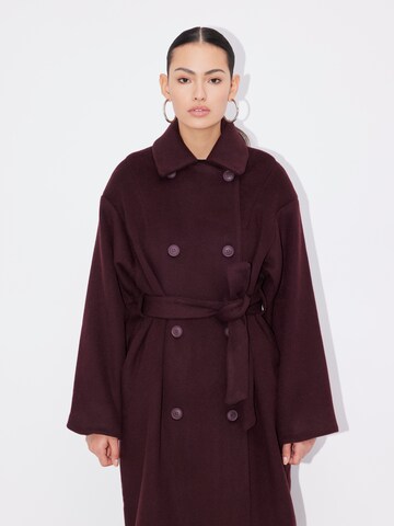 LeGer Premium Between-seasons coat 'Armina' in Brown