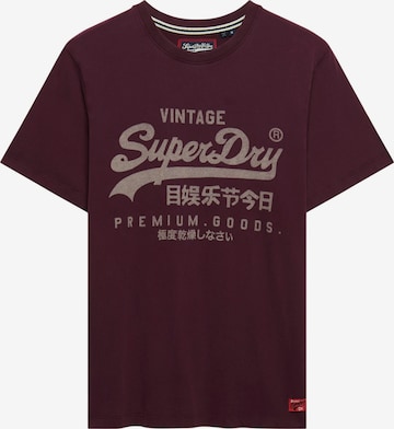 Superdry & Co - Camiseta 'CLASSIC' en rojo: frente