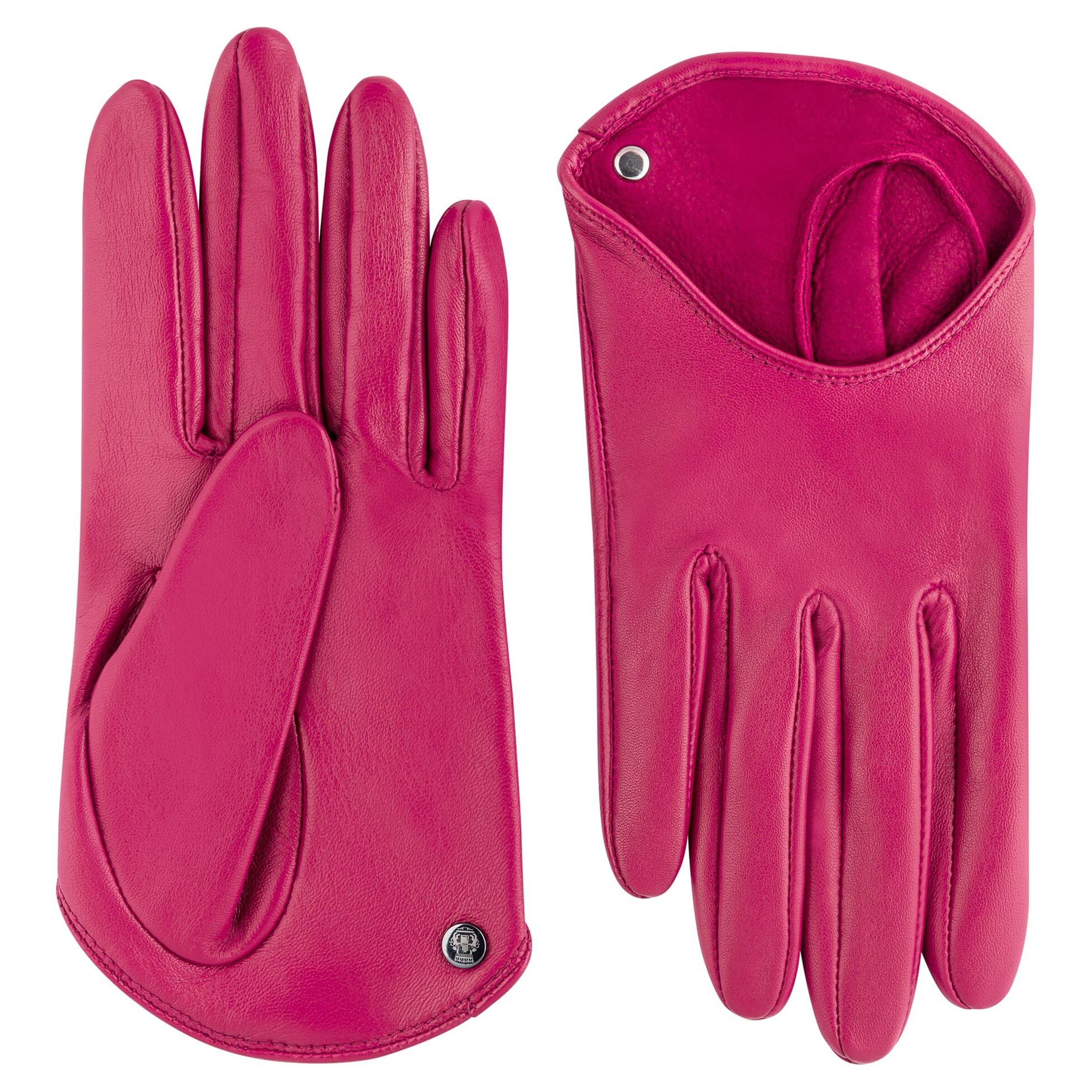 Mezzoguanti 'VERONA' di Roeckl in rosa: frontale