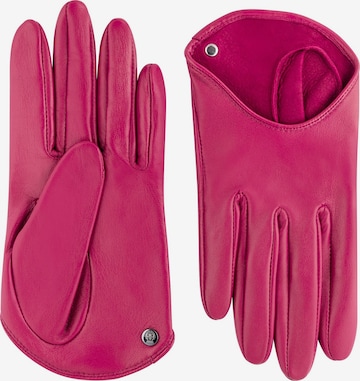 Roeckl Full Finger Gloves 'Verona' in Pink: front