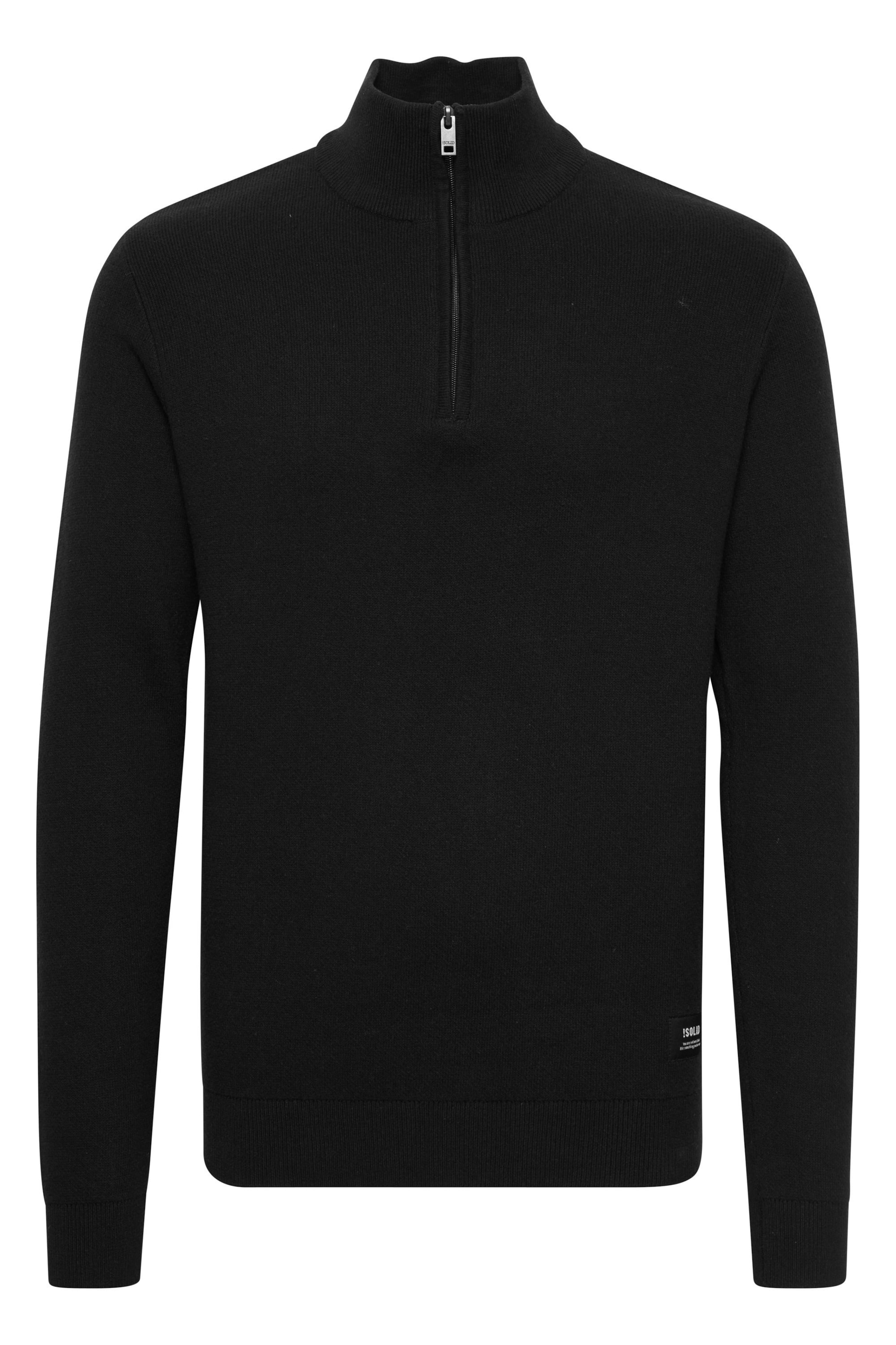 !Solid Trui 'Kaynel' in Zwart: voorkant