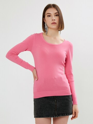 Influencer Pullover in Pink: predná strana