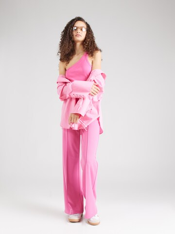 Wide leg Pantaloni di Smith&Soul in rosa