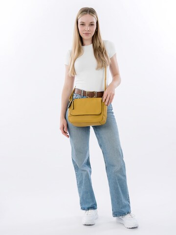 Emily & Noah Crossbody bag 'Tours RUE 09' in Yellow: front