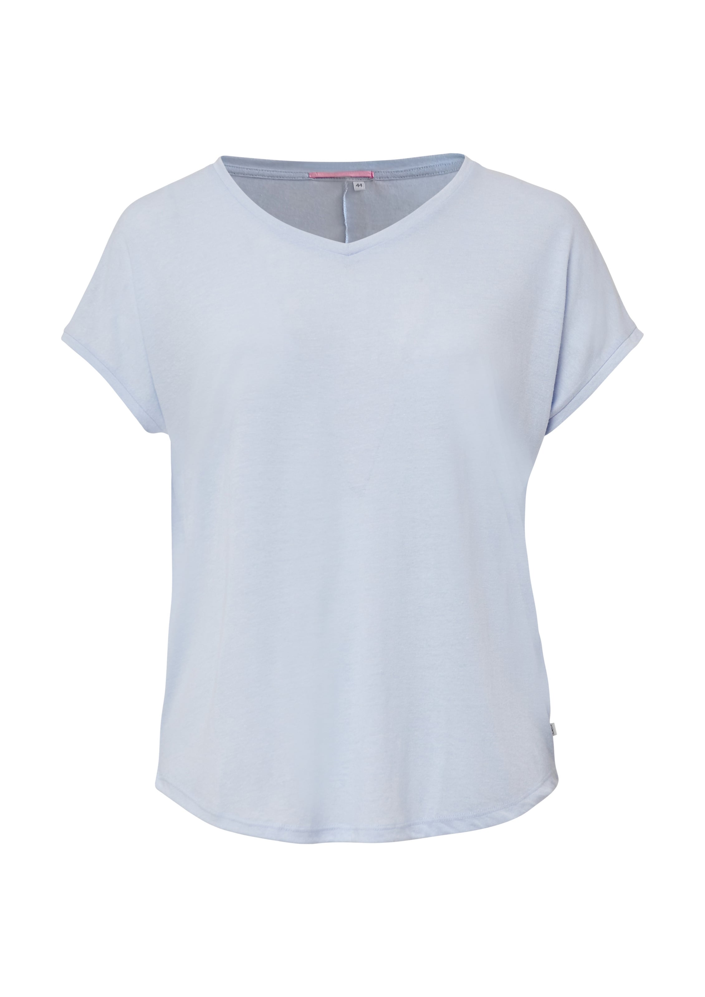 QS Shirt in Blauw: voorkant