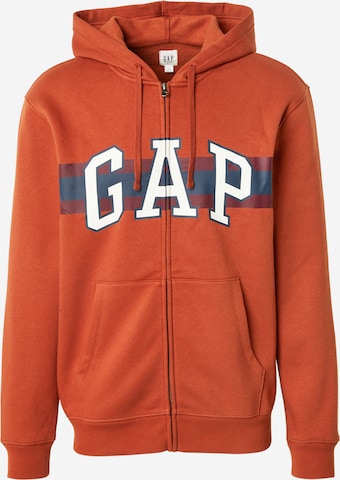 GAP Jopa na zadrgo 'HERITAGE' | rjava barva: sprednja stran