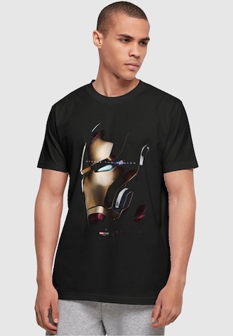 T-Shirt 'Avengers Endgame - Avenge The Fallen Iron Man' ABSOLUTE CULT en noir : devant