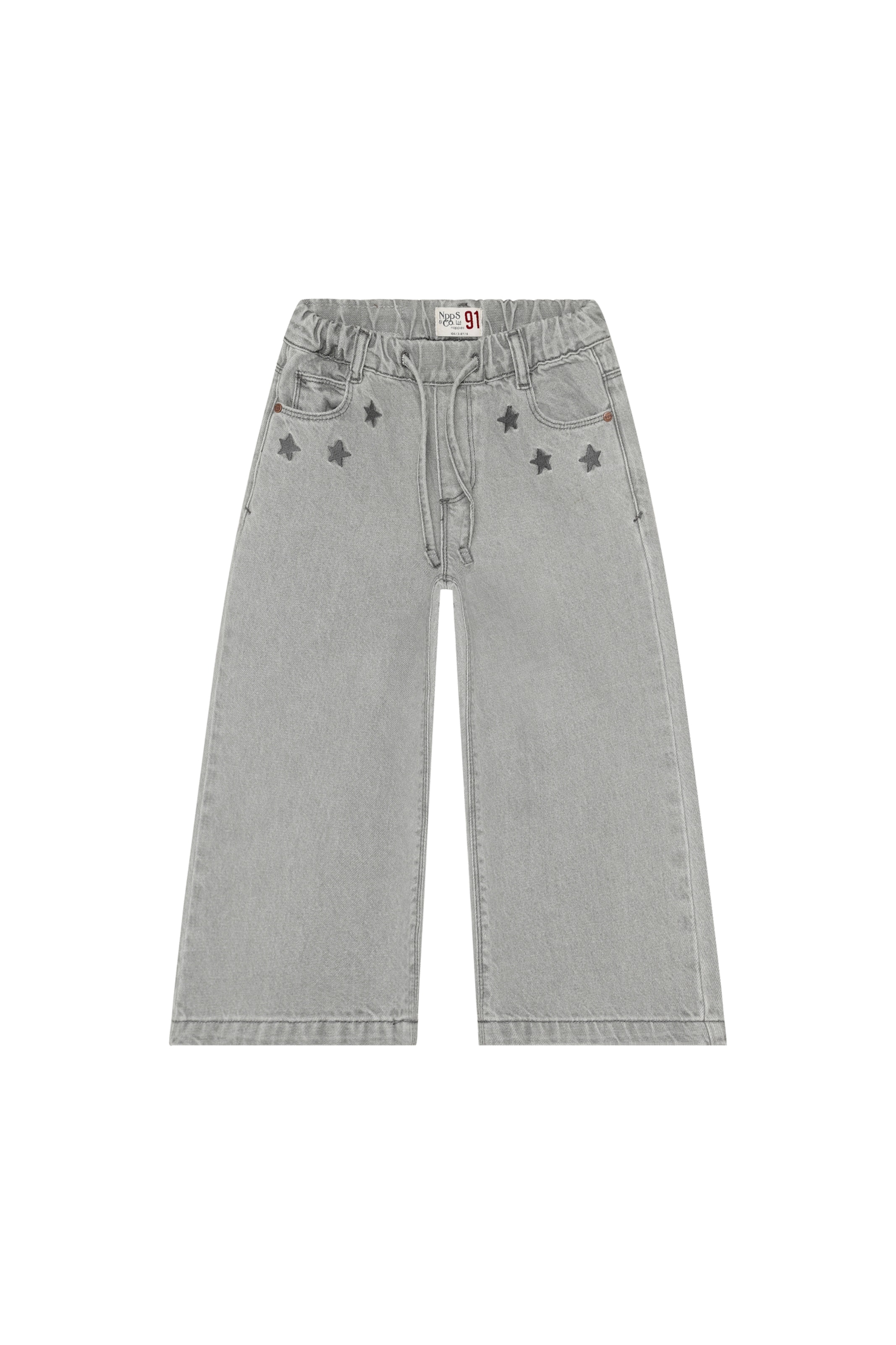 Noppies Wide leg Jeans in Grey: front