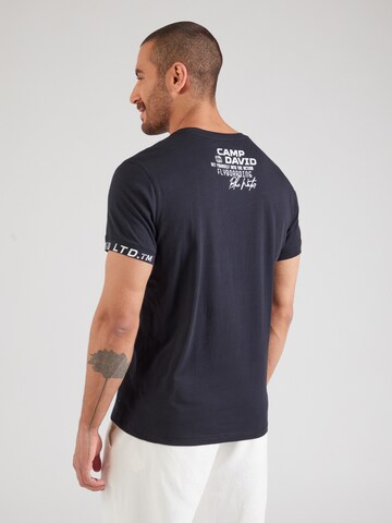 T-Shirt CAMP DAVID en bleu