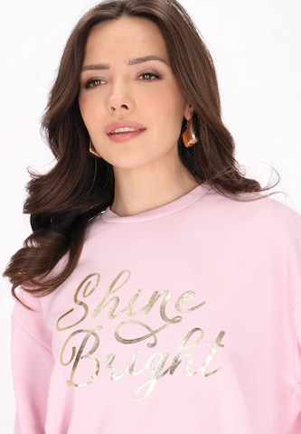 Sweat-shirt 'Fashion Look' faina en rose