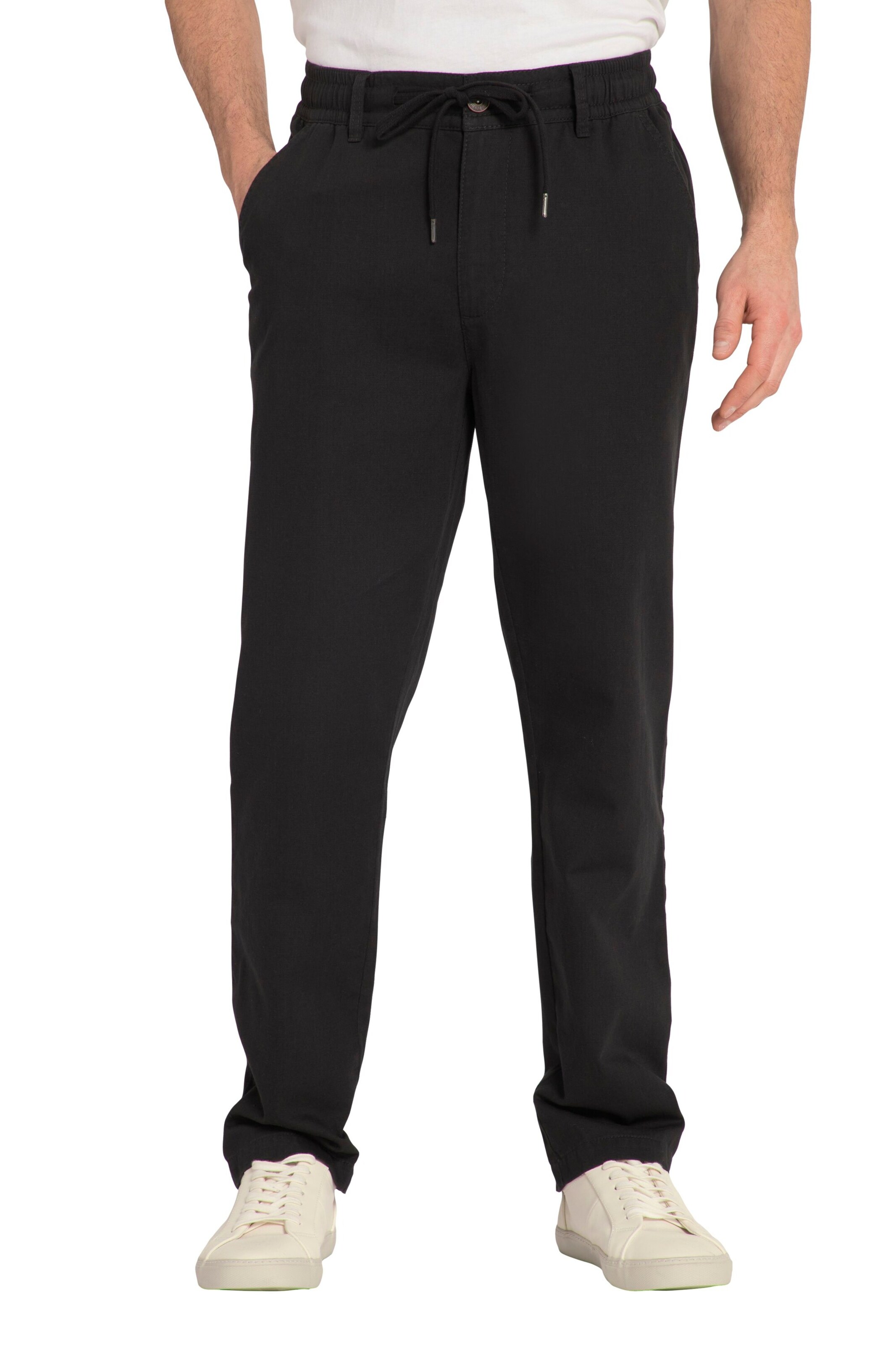JP1880 Regular Pants in Black: front