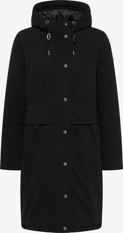 DreiMaster Vintage Χειμερινό παλτό σε μαύρο: μπροστά