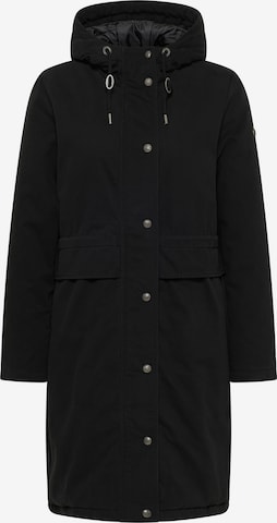DreiMaster Vintage Winter coat in Black: front