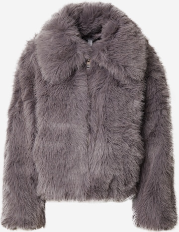 Manteau d’hiver TOPSHOP en violet : devant