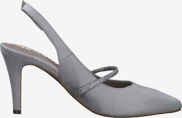 TAMARIS Slingback Pumps in Grey