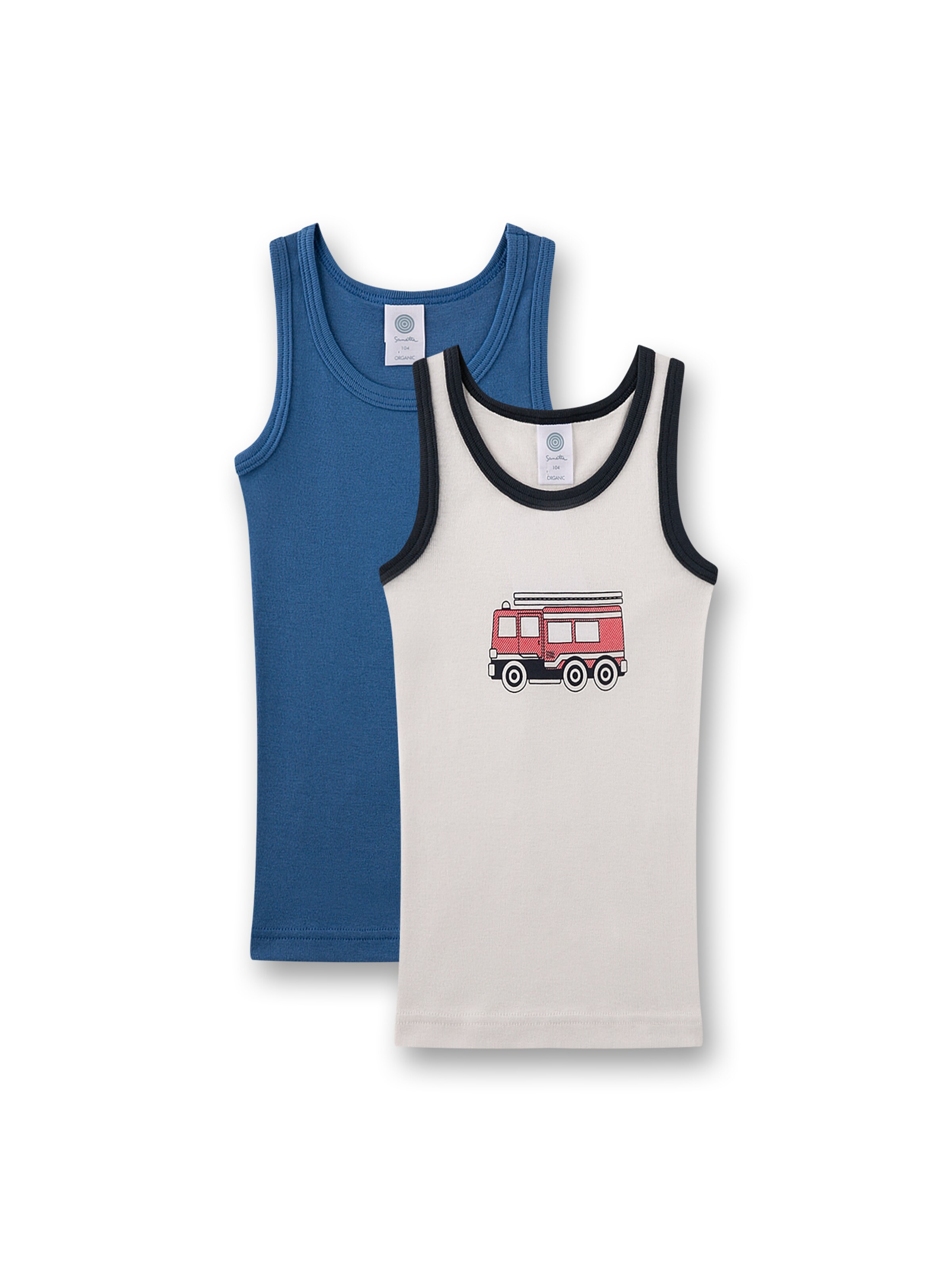 Sanetta Undershirt in Blue: front