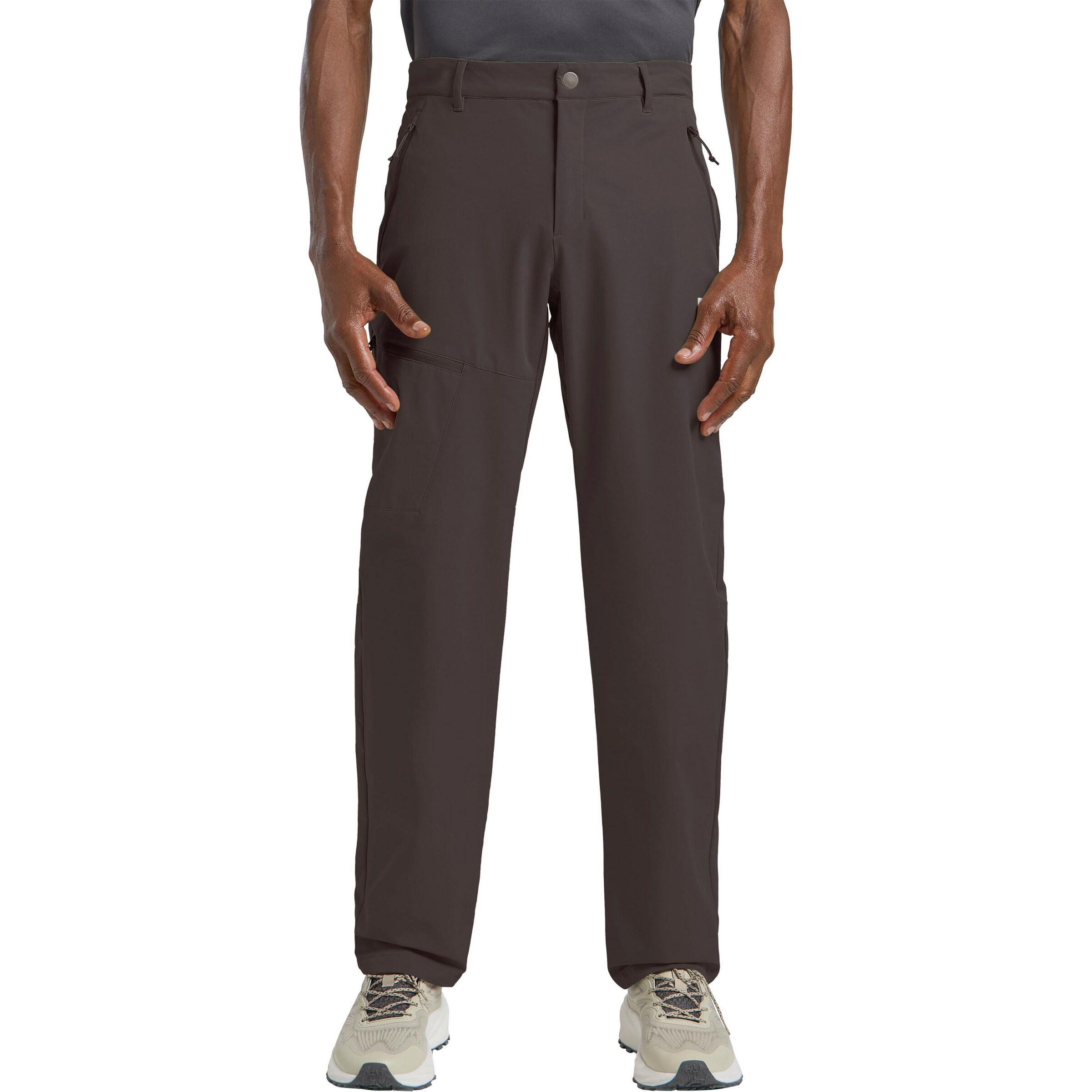 Regular Pantalon outdoor 'Pico Trail' JACK WOLFSKIN en bleu : devant