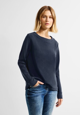 Sweat-shirt CECIL en bleu : devant