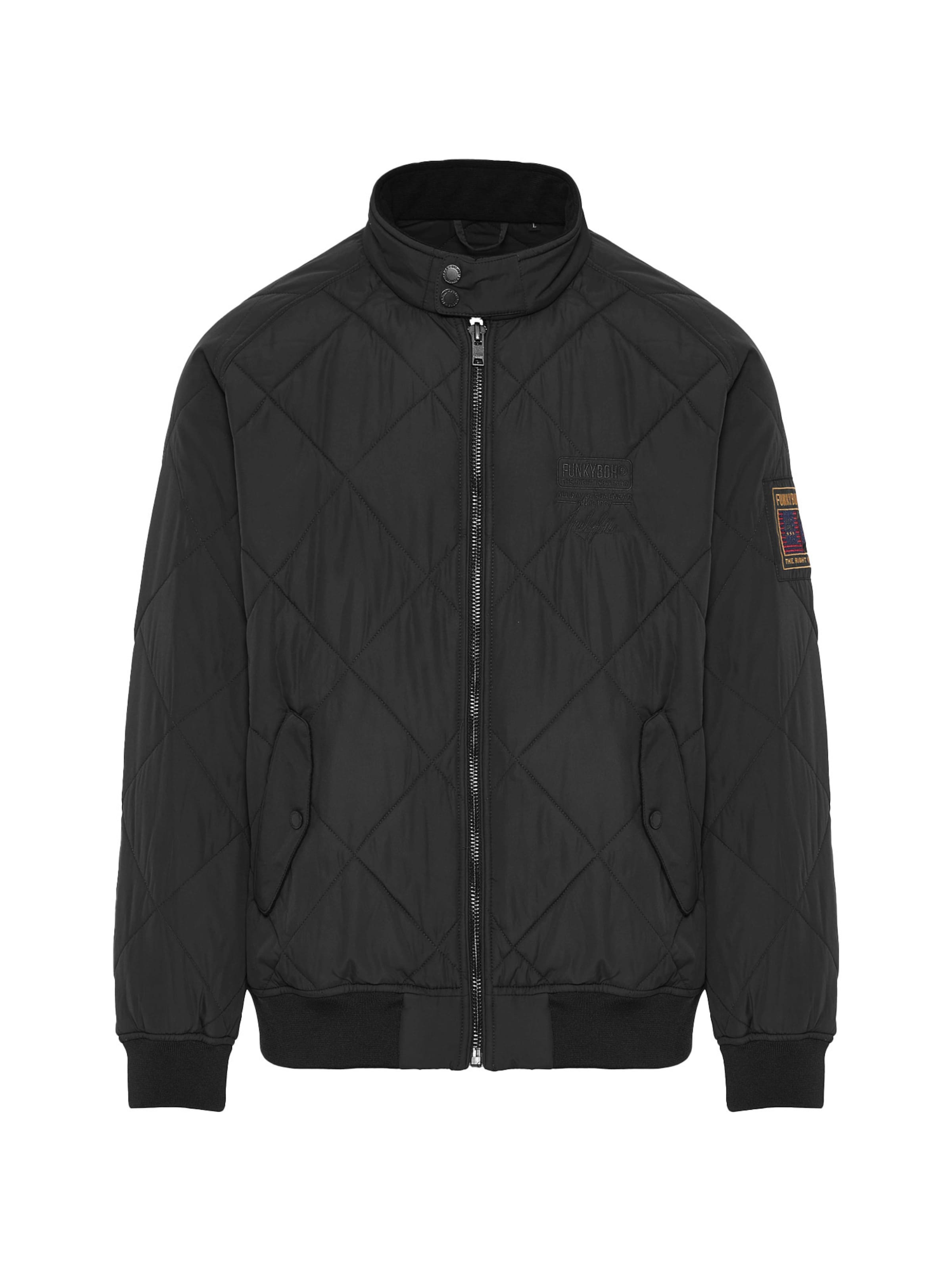 juoda Funky Buddha Demisezoninė striukė: priekis