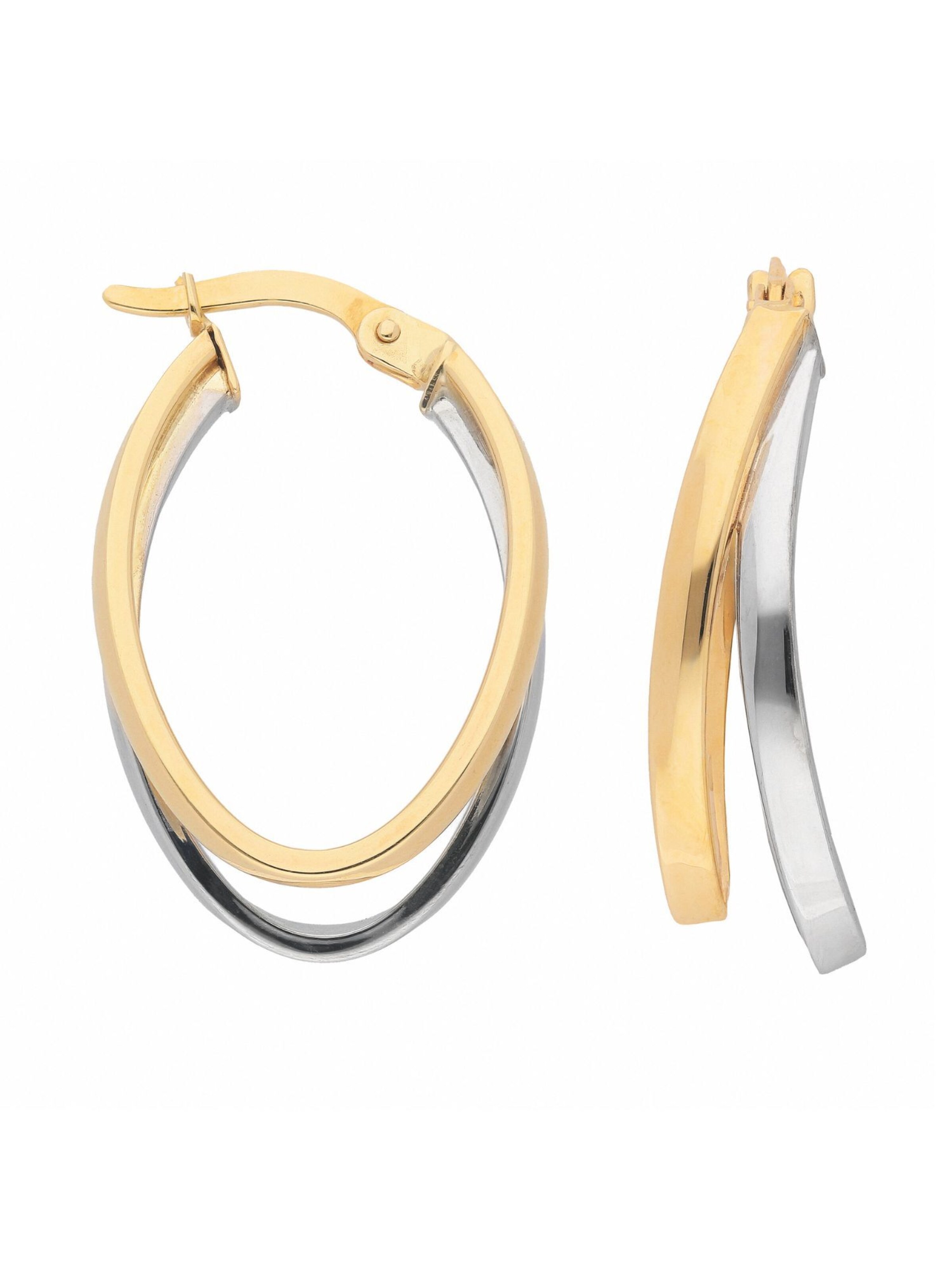 Adelia´s Ohrringe in Gold: Vorderseite