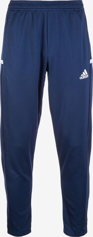 ADIDAS PERFORMANCE Tapered Sporthose 'Team19' in Blau: predná strana