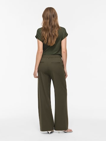 Wide Leg Pantalon 'VARONE' VILA en vert