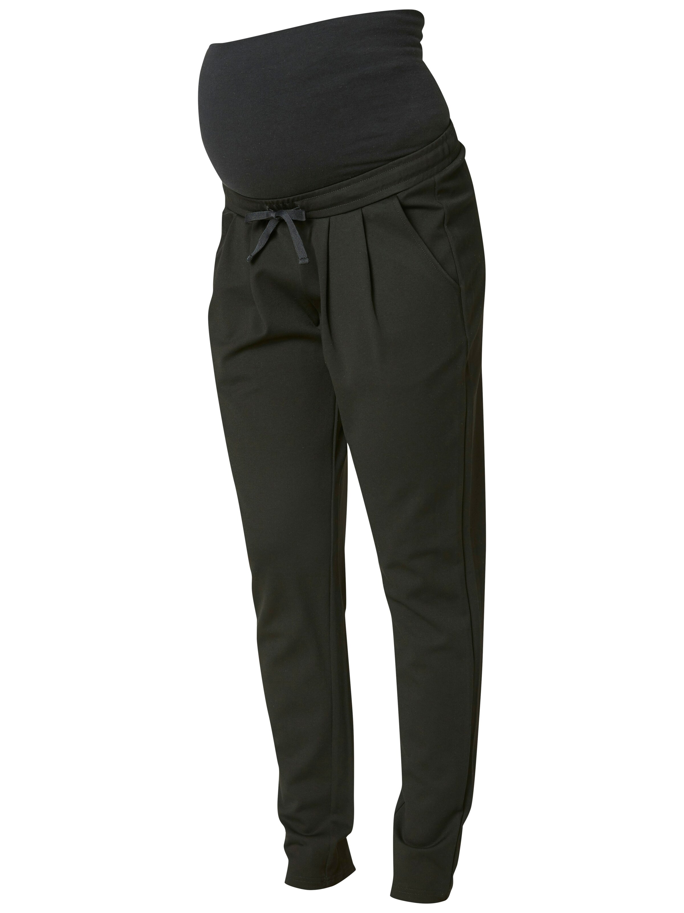 MAMALICIOUS Regular Chinohose 'MLLIF JERSEY PANTS NOOS A.'‌‌‌‌ in Schwarz: Vorderseite