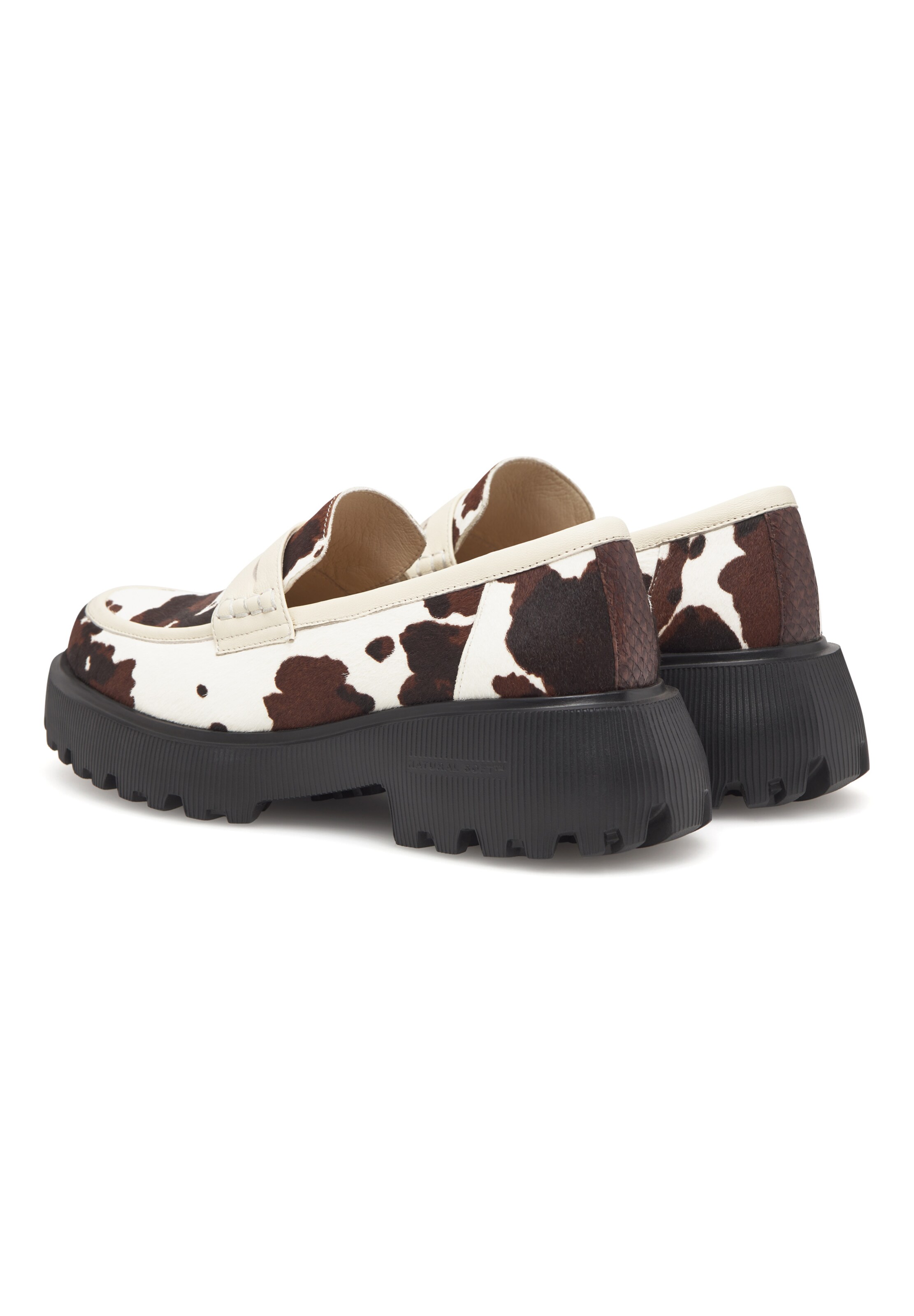 WODEN Slipper 'Posey Animal' i hvid