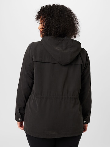 ONLY Carmakoma Between-Seasons Parka 'Starline Spring' in Black