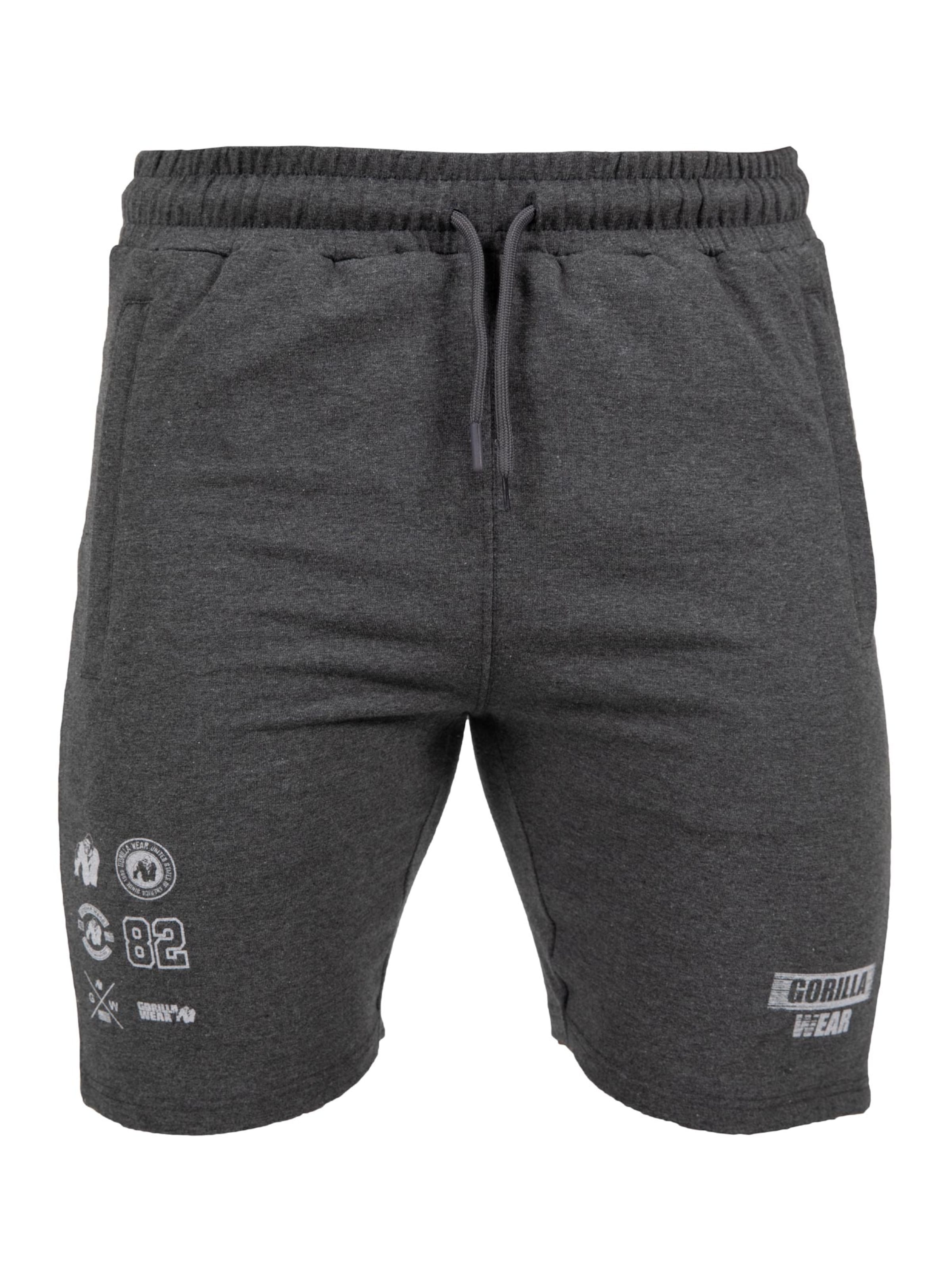 Slimfit Pantaloni sportivi 'Lopez' di Gorilla Wear in grigio: frontale