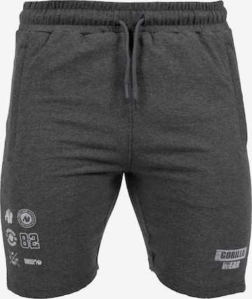 Slimfit Pantaloni sportivi 'Lopez' di Gorilla Wear in grigio: frontale
