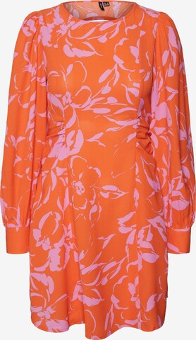 VERO MODA Obleka | oranžna barva: sprednja stran