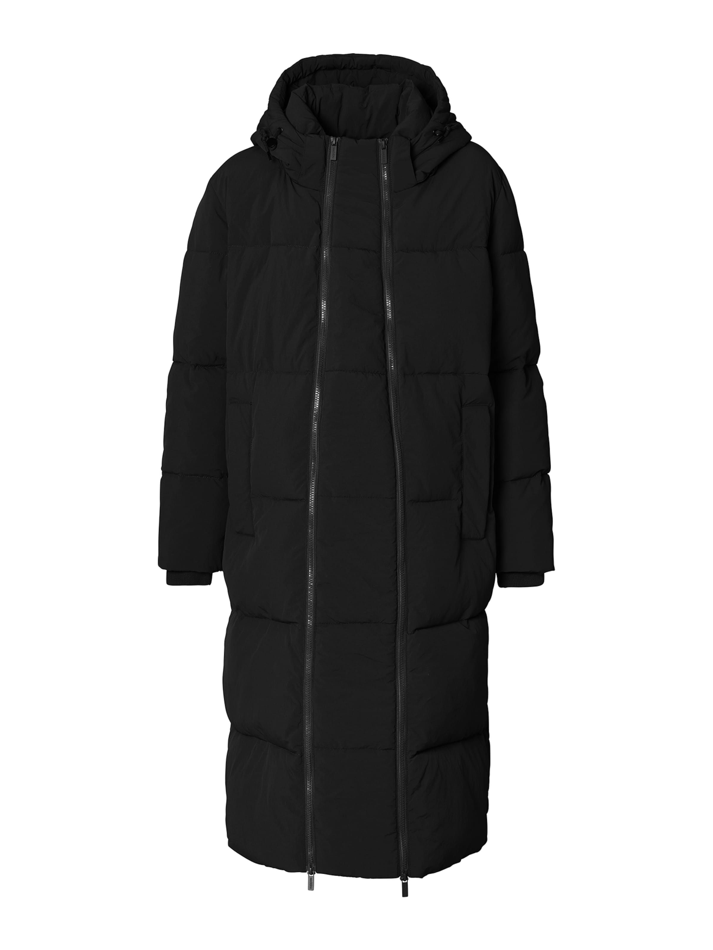 Noppies Χειμερινό παλτό 'Teavu' σε μαύρο: μπροστά