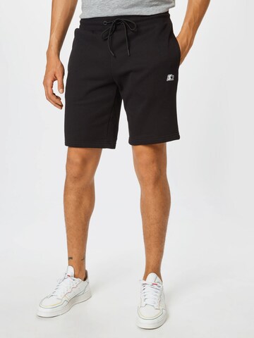 Starter Black Label Regular Pants 'Essential' in Black: front