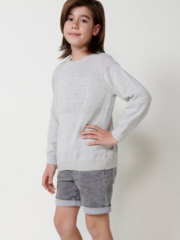 Pull-over KOROSHI en blanc : devant