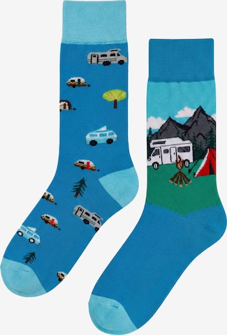 Circle Five Socks '2 Paar ICONS Socks' in Blue: front