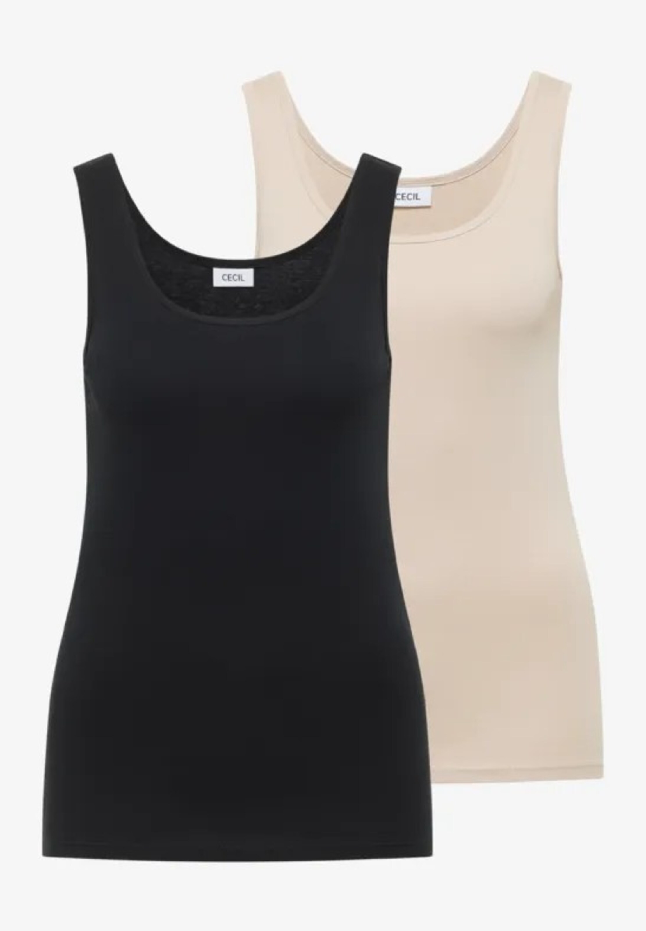 CECIL Top 'Basic' in Beige: Vorderseite