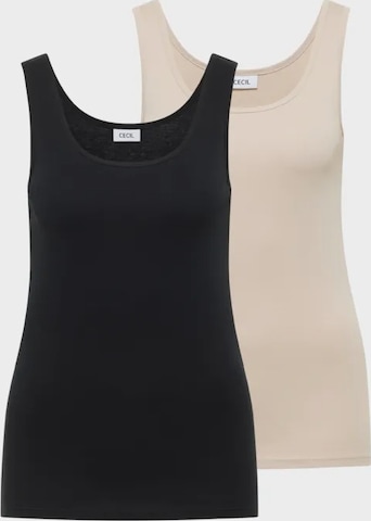 CECIL Top 'Basic' in Beige: Vorderseite