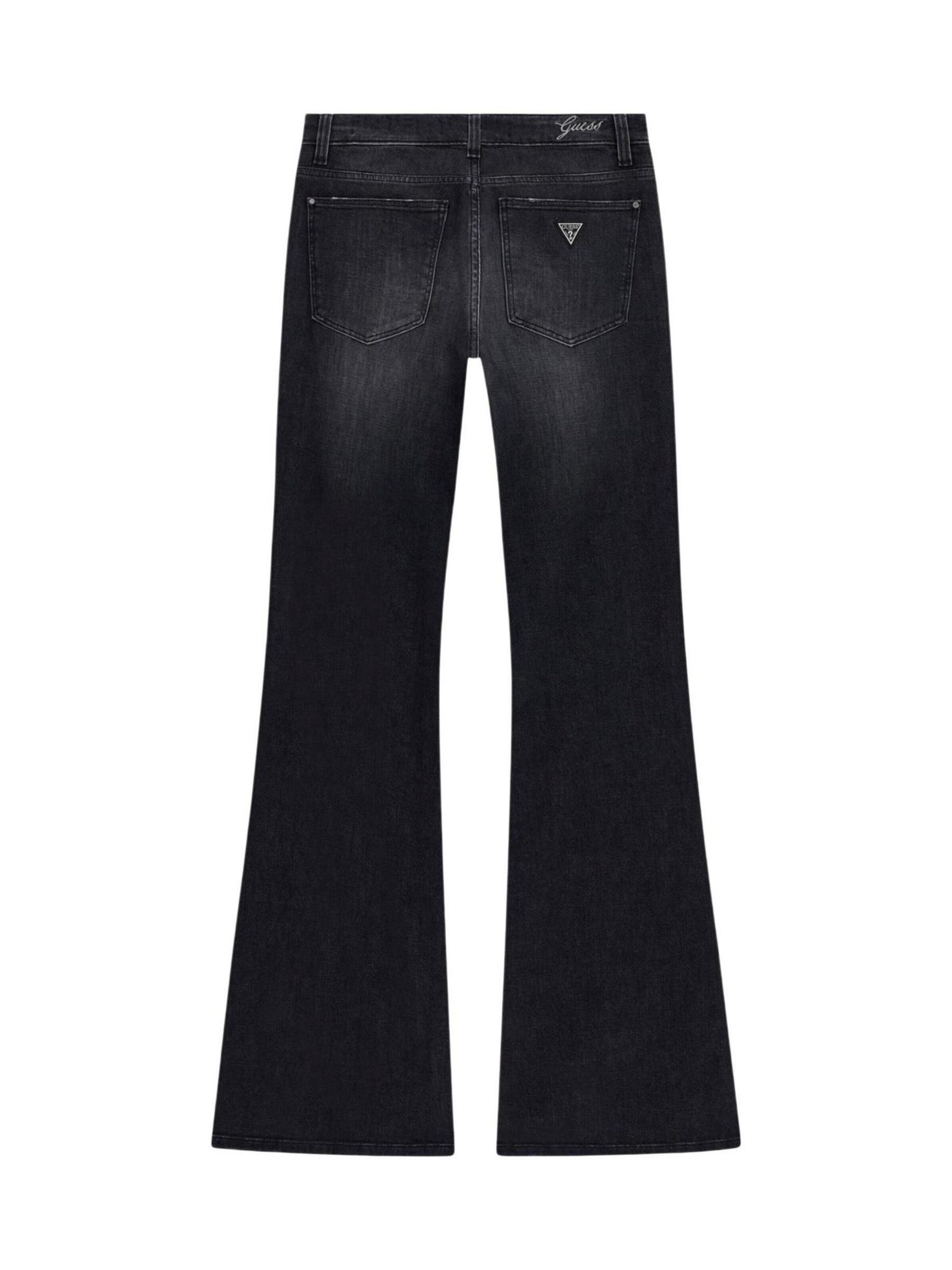 GUESS Flared Jeans 'BEVERLY LOW RISE W6BAJ7 D2088' in Zwart