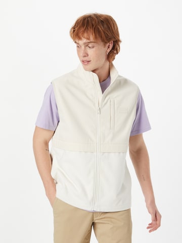 LEVI'S ® Bodywarmer 'Geary Fleece Vest' in Beige: voorkant