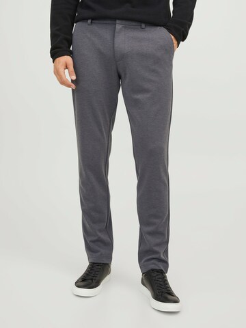 Regular Pantalon chino JACK & JONES en gris : devant