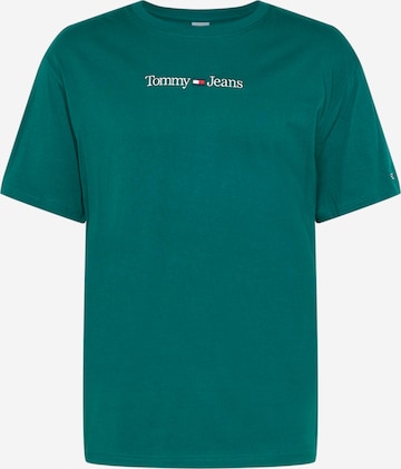 Tommy Jeans T-Shirt in Grün: predná strana