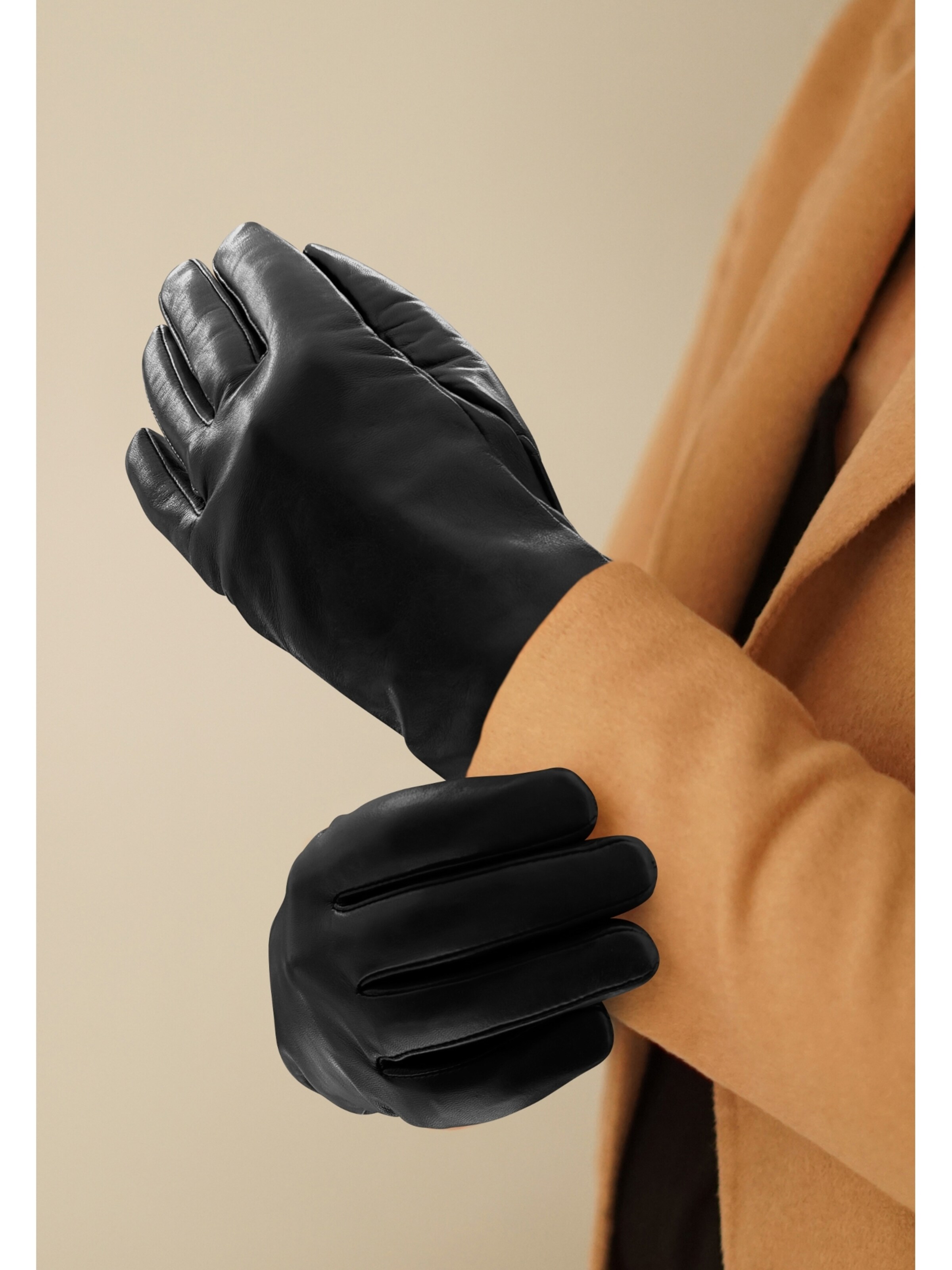 KESSLER Full Finger Gloves 'NORA' in Black