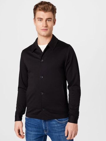 JACK & JONES Collegetakki värissä musta: edessä