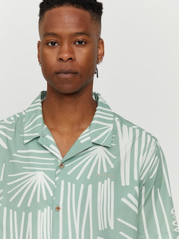 mazine Regular fit Button Up Shirt ' Honolulu Shirt ' in Green